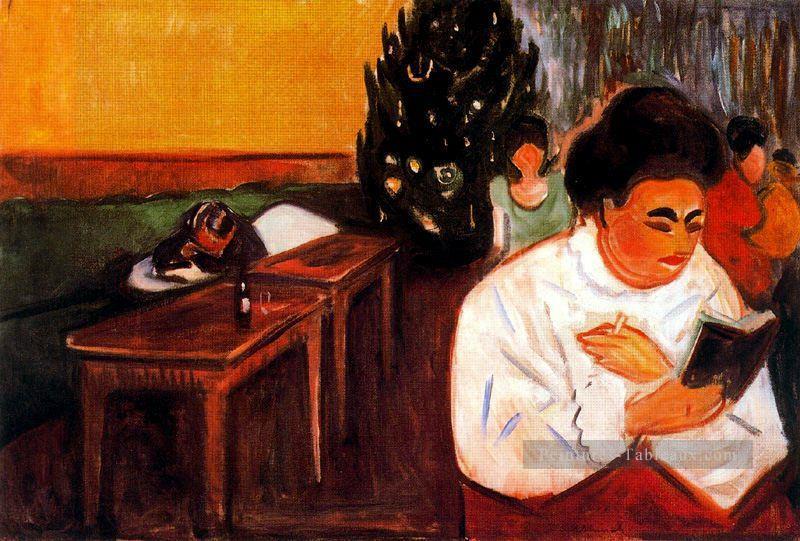 noel dans le bordel 1905 Edvard Munch Expressionnisme Peintures à l'huile